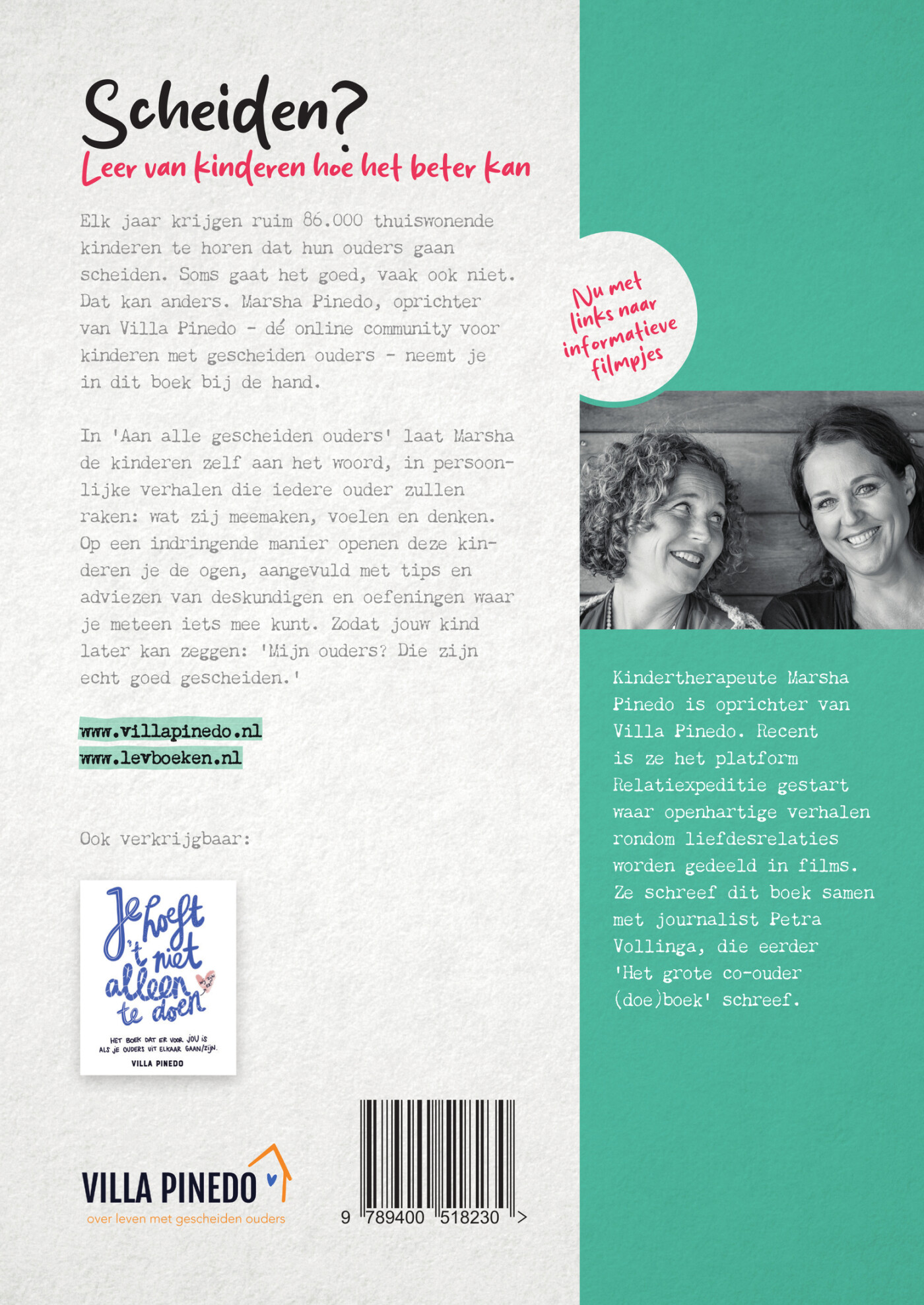 Aan alle gescheiden ouders achterkant