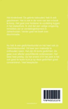 Gedichtenbundel achterkant