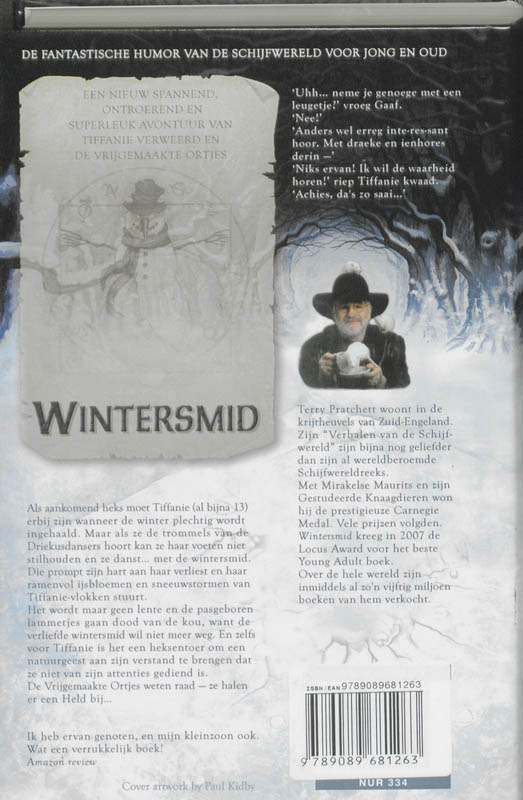 Wintersmid / Schijfwereld achterkant