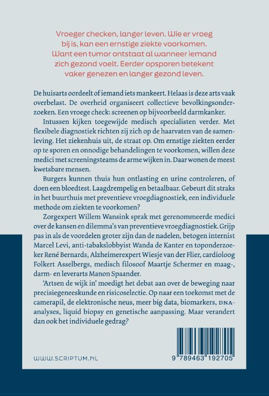 Artsen de wijk in achterkant