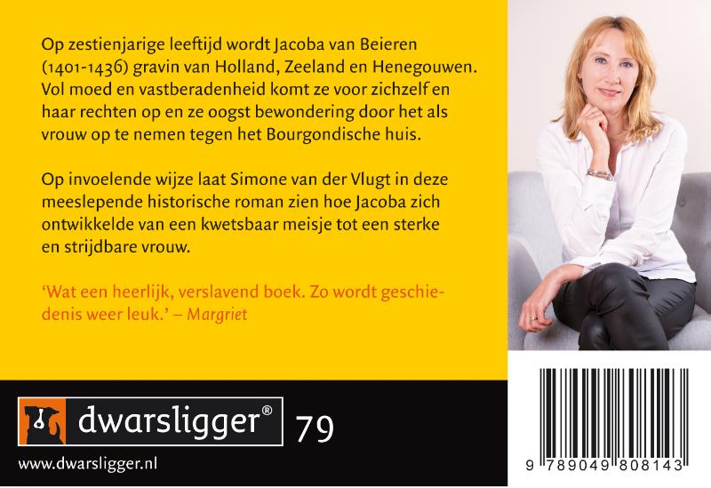 Jacoba, dochter van Holland / Dwarsligger / 79 achterkant