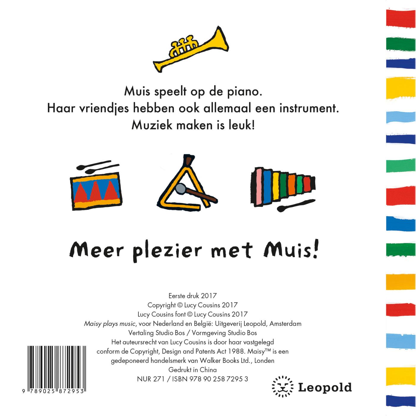 Muis maakt muziek / Muis achterkant