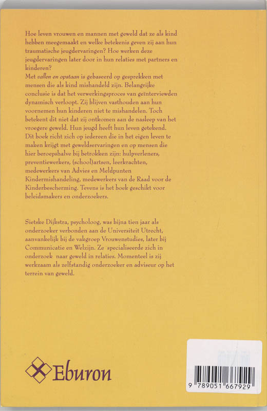 Met vallen en opstaan Met vallen en opstaan achterkant