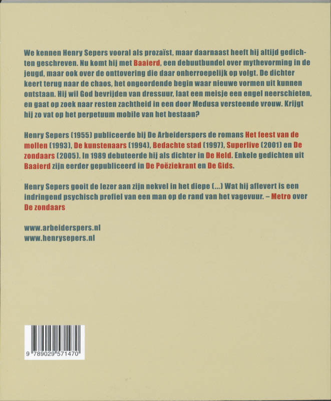 Baaierd achterkant
