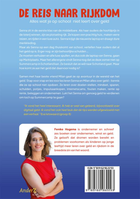 De reis naar rijkdom achterkant