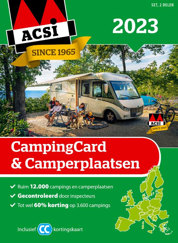 CampingCard & Camperplaatsen 2023 / ACSI Campinggids