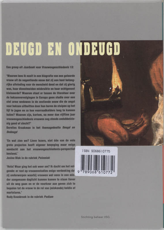 Deugd En Ondeugd achterkant