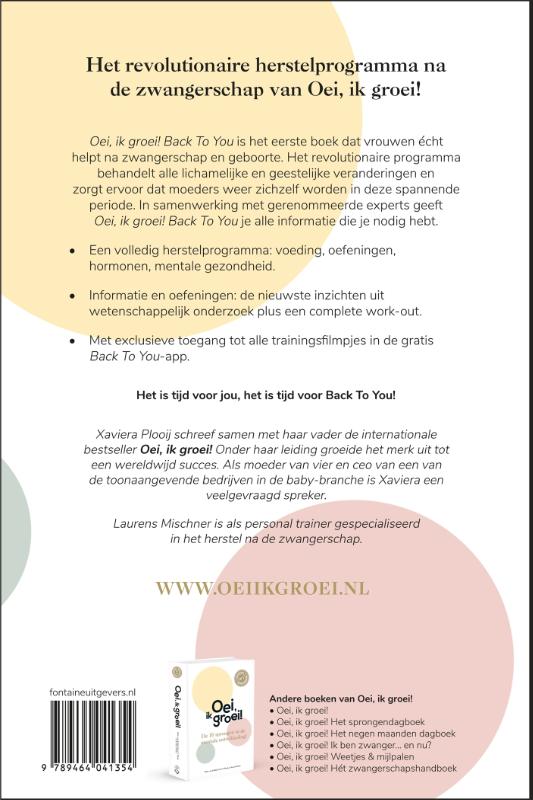 Oei, ik groei! Back To You achterkant