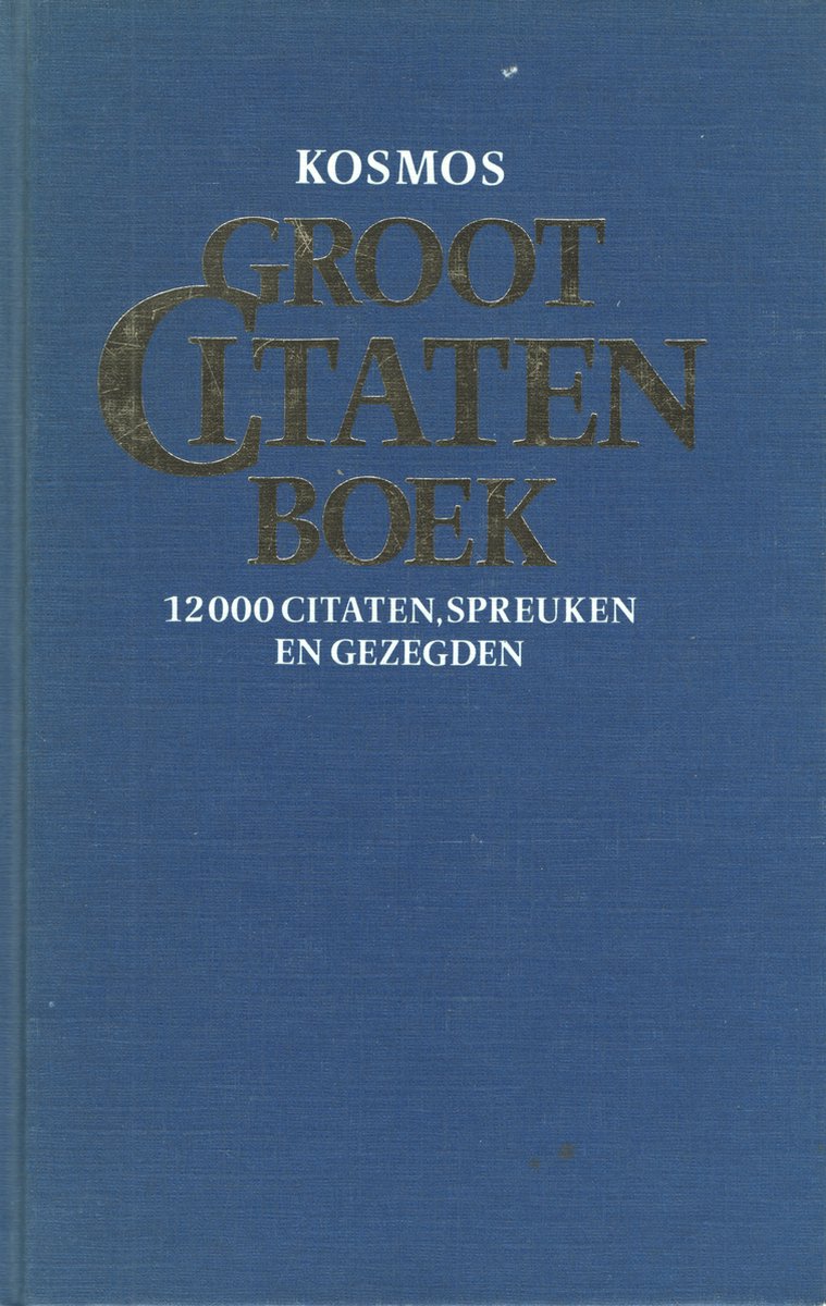 Zz Kosmos Kosmos Groot Citaten Boek thumbnail