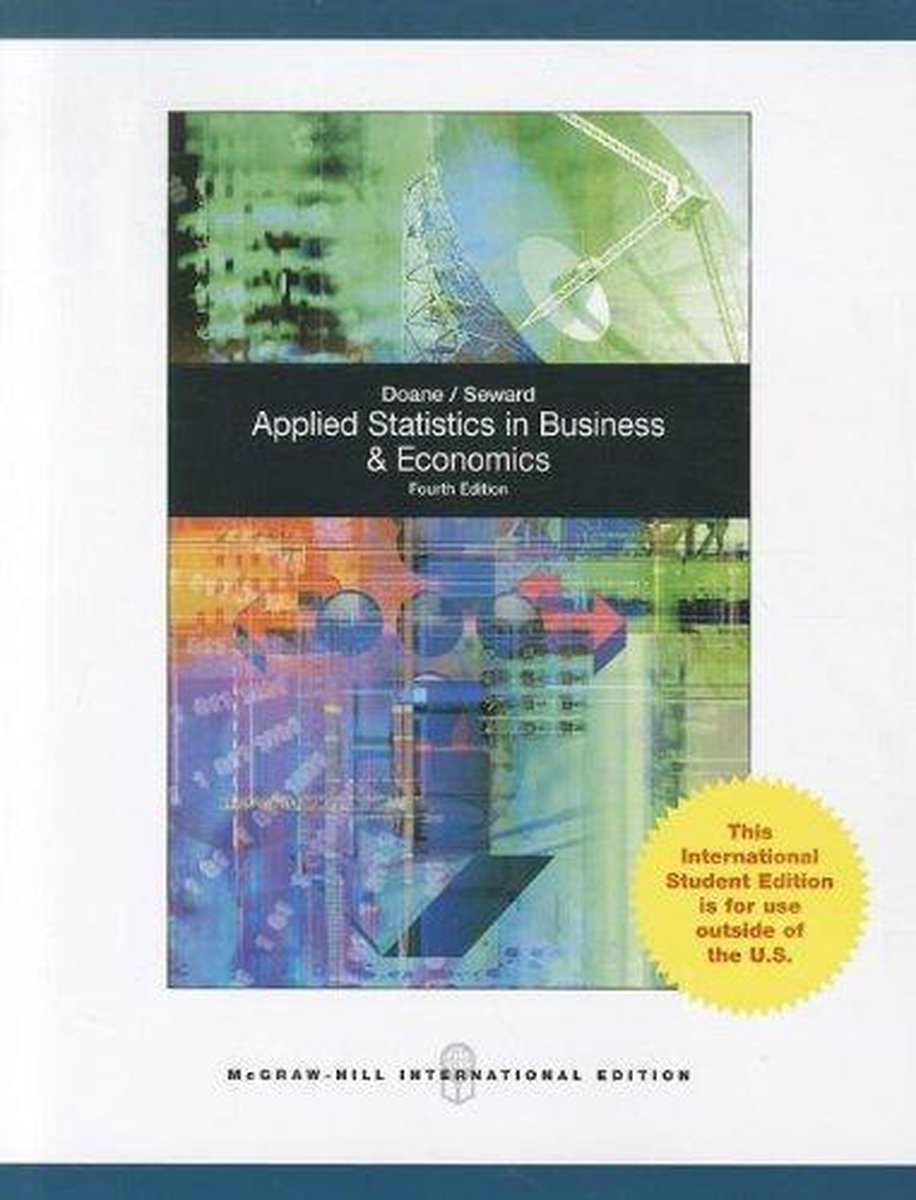 Applied Statistics in Business and Economics