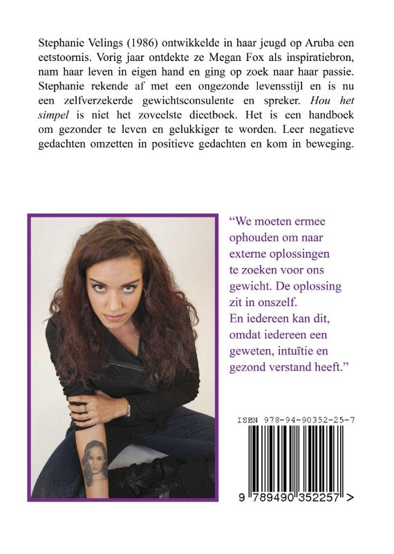 Hou het simpel achterkant