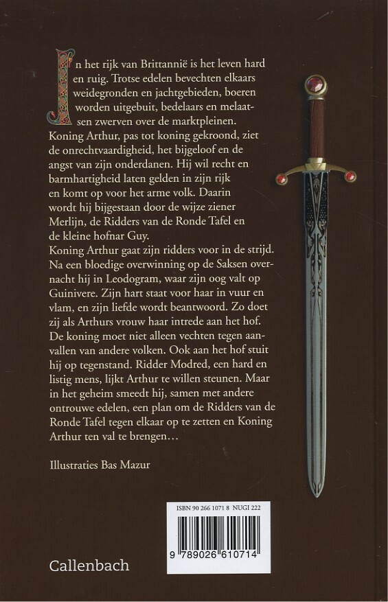 Koning Arthur achterkant