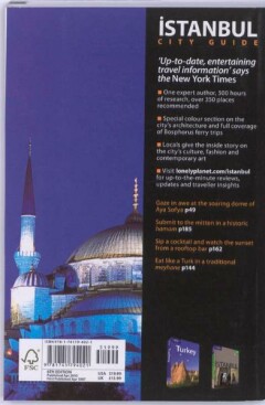 Istanbul City Guide 6E Lonely Planet achterkant