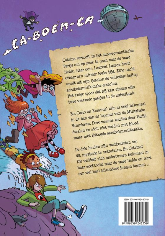 De milkshake vampieren / De avonturen van Carlo Cabana achterkant