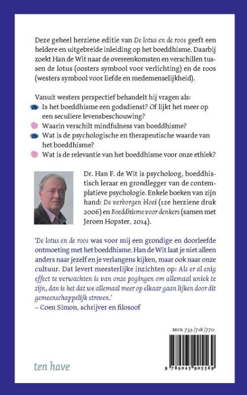 De lotus en de roos achterkant