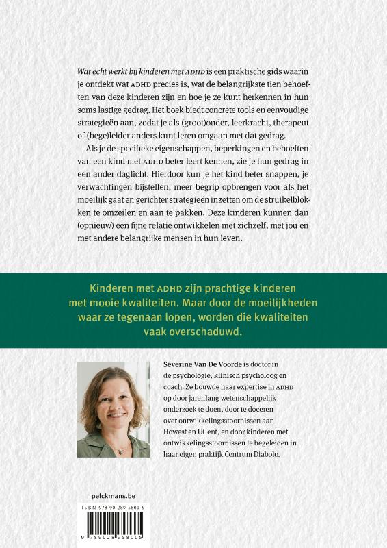 Wat echt werkt bij kinderen met ADHD achterkant