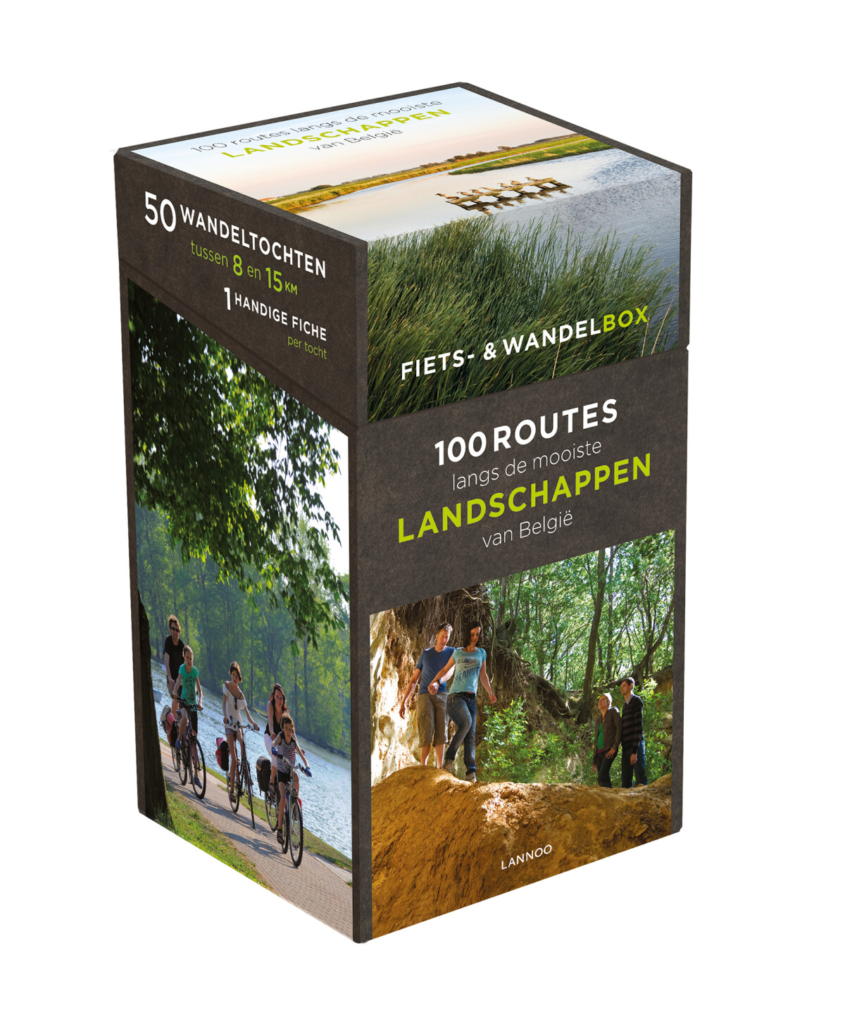 Fiets- en wandelbox: 100 routes langs de mooiste landschappen van België