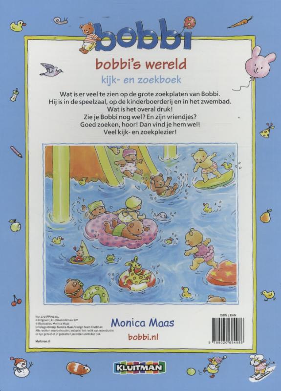 Bobbi's wereld kijk- en zoekboek / Bobbi achterkant