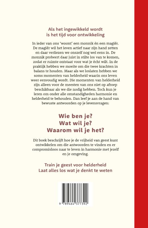 De Monnik en de Magiër achterkant