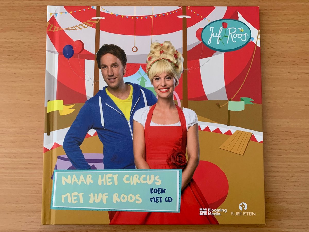 Naar het circus met juf Roos - Boek met CD