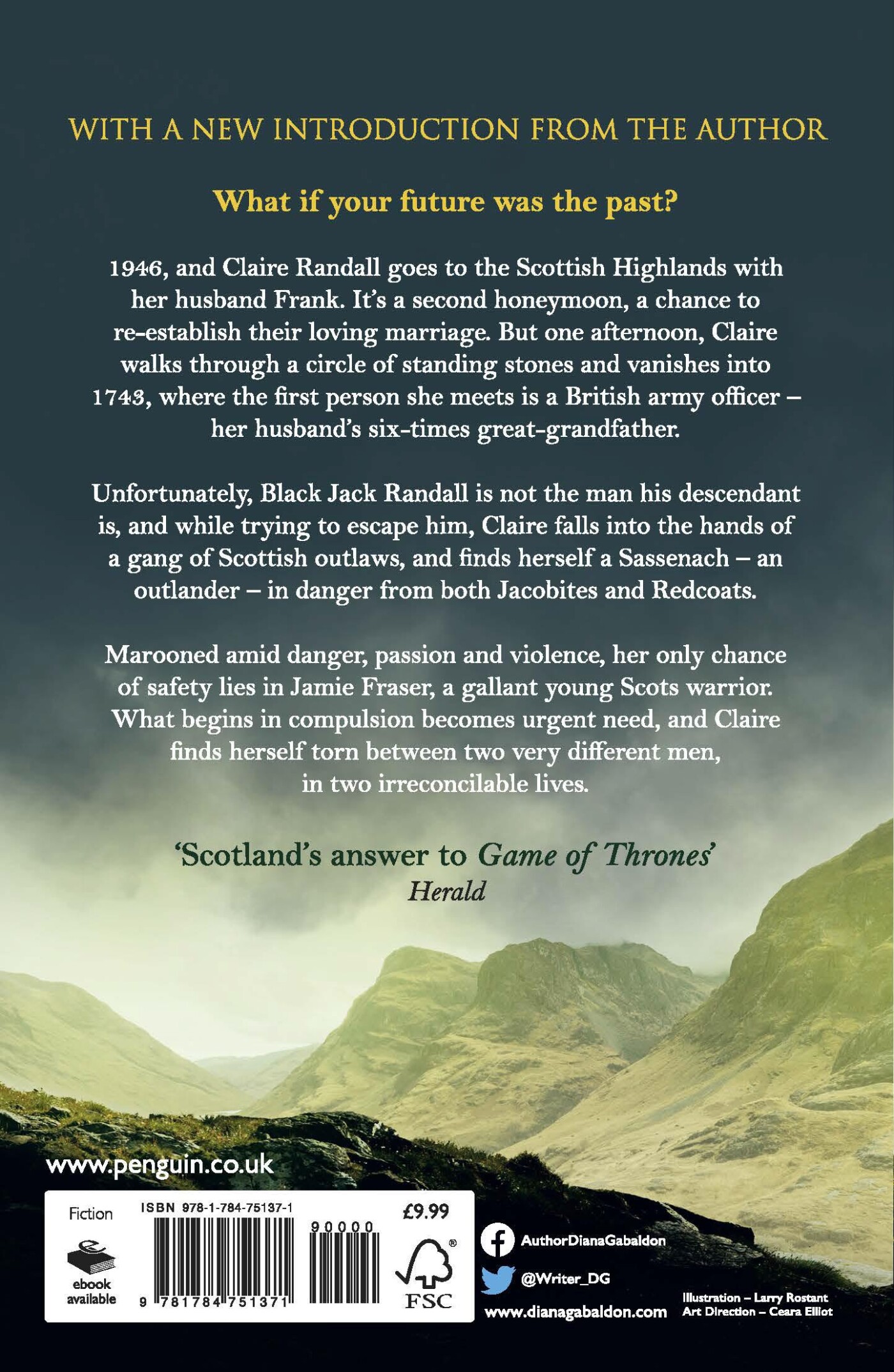 Outlander / The outlander saga / 1 achterkant