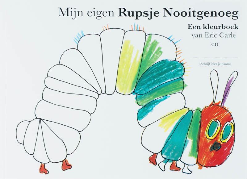 Mijn eigen Rupsje Nooitgenoeg kleurboek