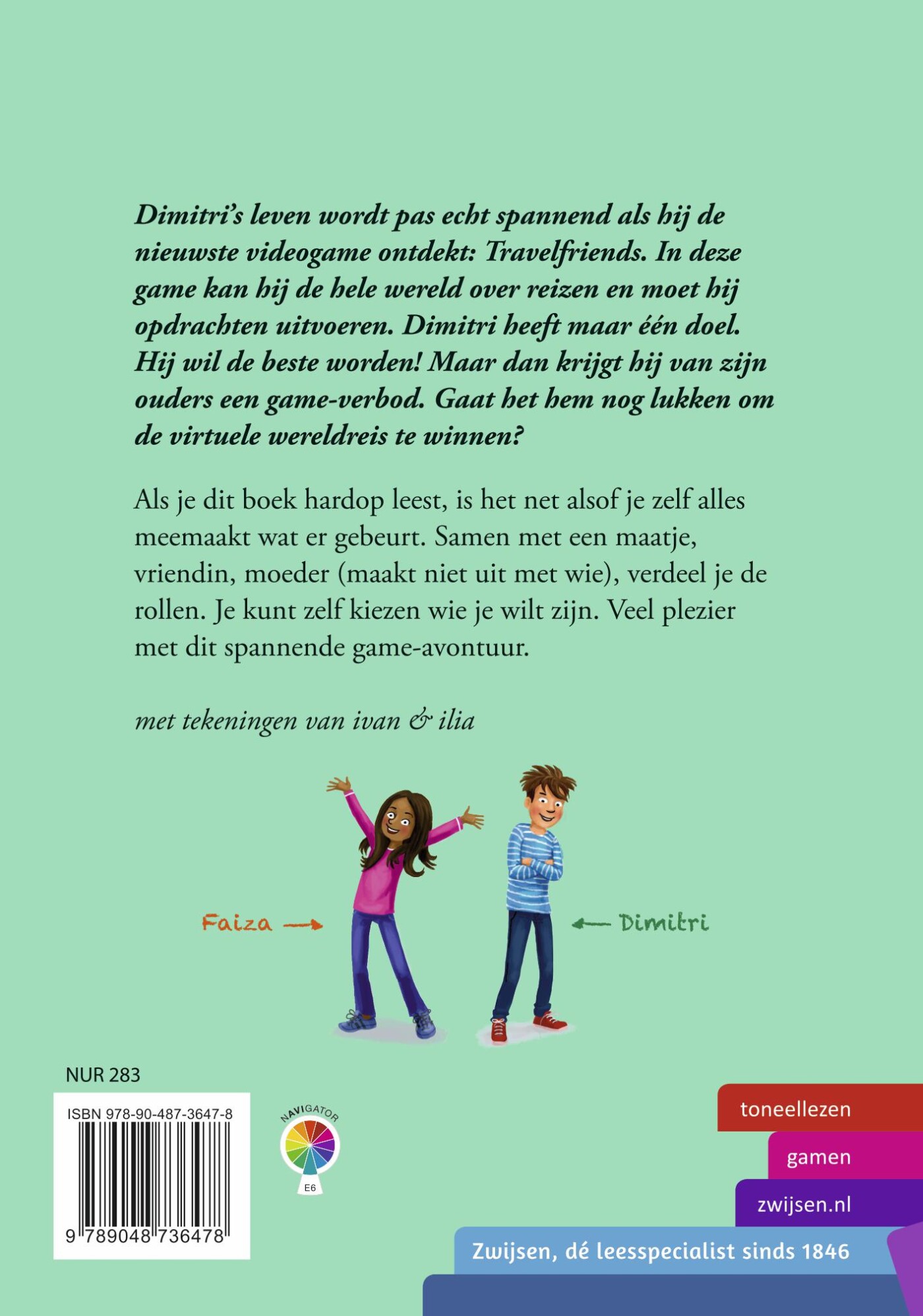 Nummer 1 met Travelfriends / Toneellezen achterkant