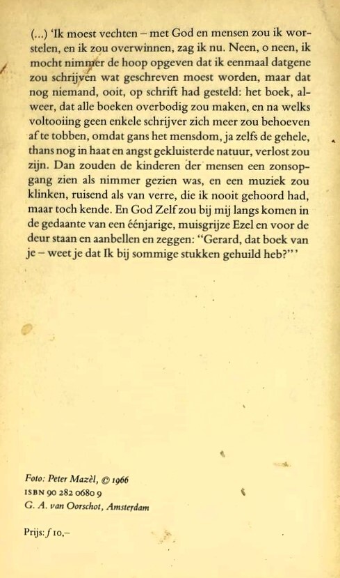 Nader tot u achterkant