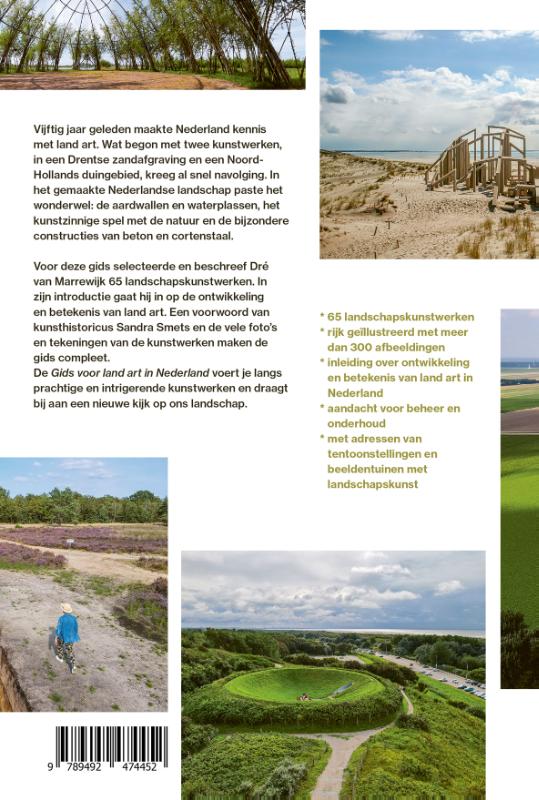 Gids voor Land Art in Nederland achterkant