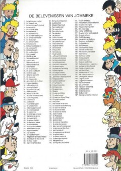 De superster / De belevenissen van Jommeke / 156 achterkant