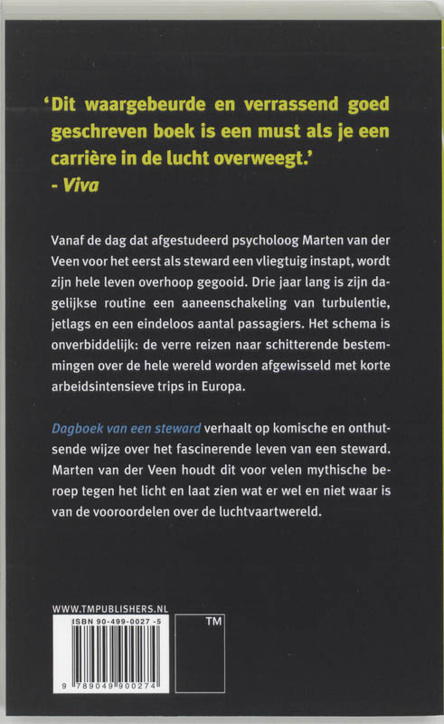 Dagboek van een steward achterkant