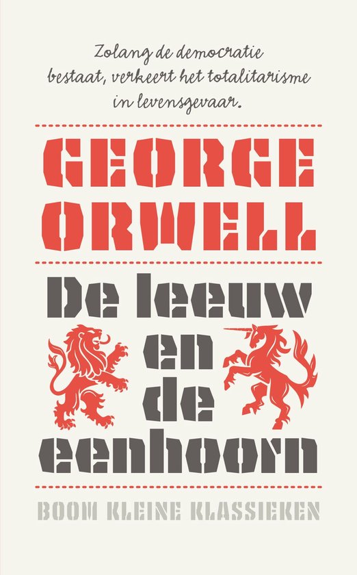 De leeuw en de eenhoorn / Kleine Klassieken