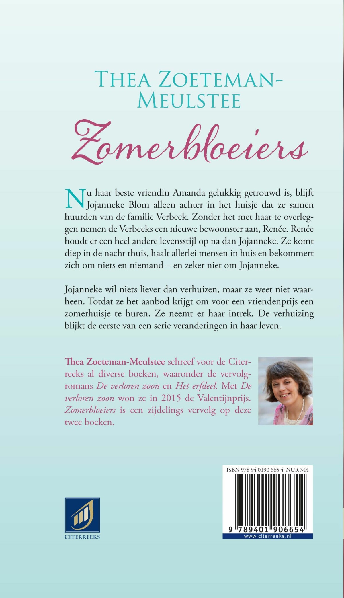 Zomerbloeiers / De verloren zoon / 3 achterkant