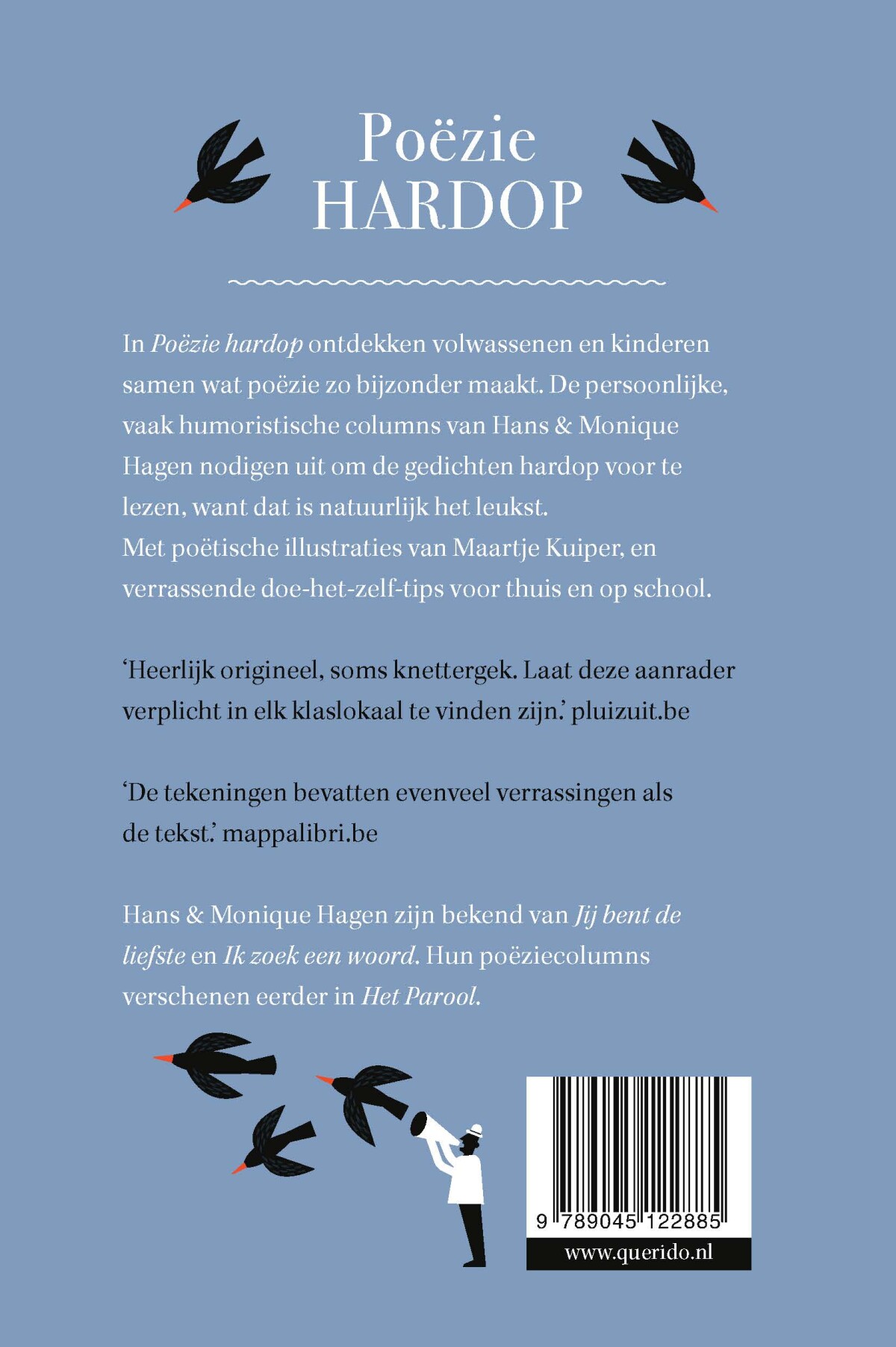 Poëzie hardop achterkant