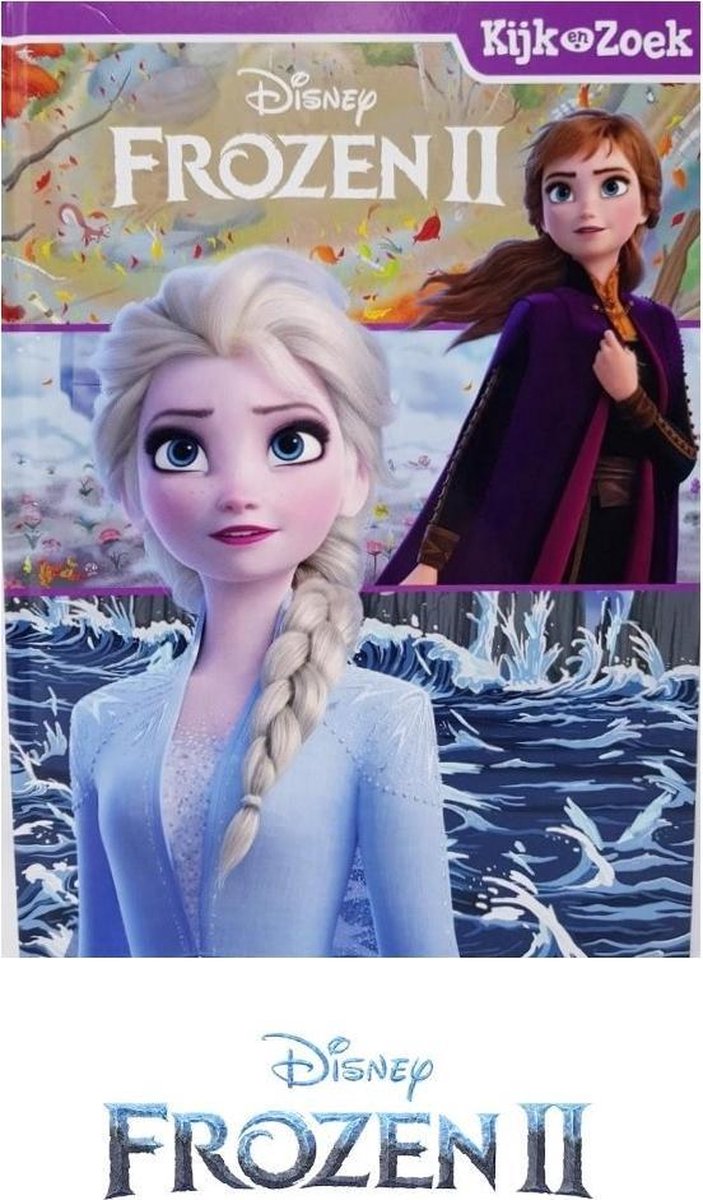 Frozen - Frozen 2 - Zoekboek 2020 - Kijk en Zoekboek Elsa Anna Olaf Kristoff en Sven