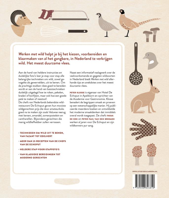 Werken met wild / Carrera culinair Werken met wild / Carrera culinair achterkant