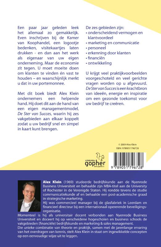 De Ster van Succes achterkant