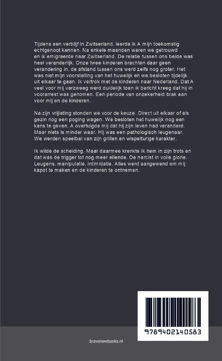 Scheiden van een narcist achterkant