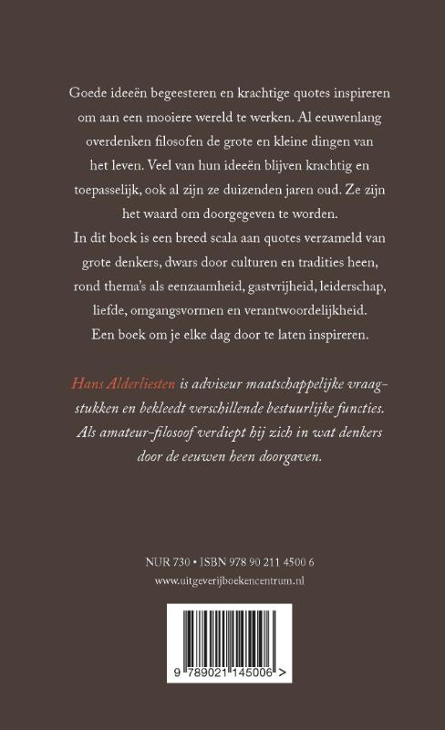 Grote denkers over grote dingen Grote denkers over grote dingen achterkant