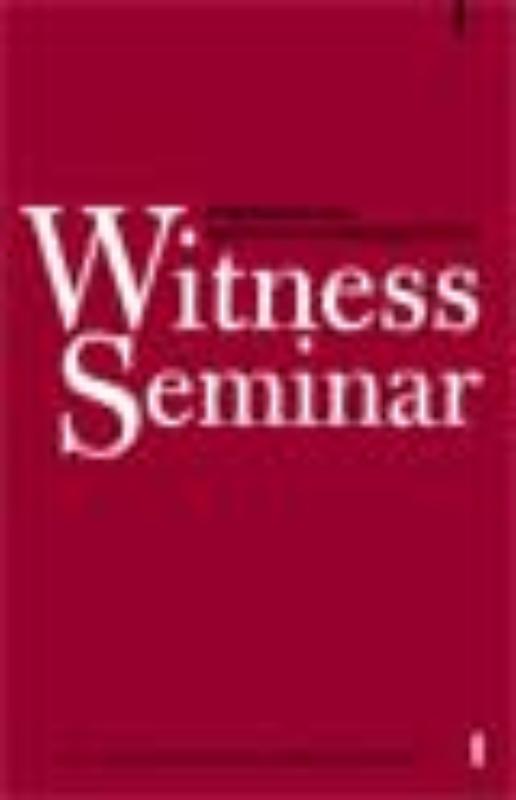 Witness Seminar / Ooggetuigen van de geneeskunde en de medische zorg van de 20e eeuw / 3