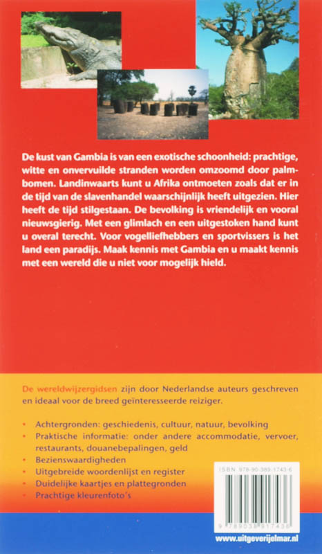 Gambia / Wereldwijzer achterkant