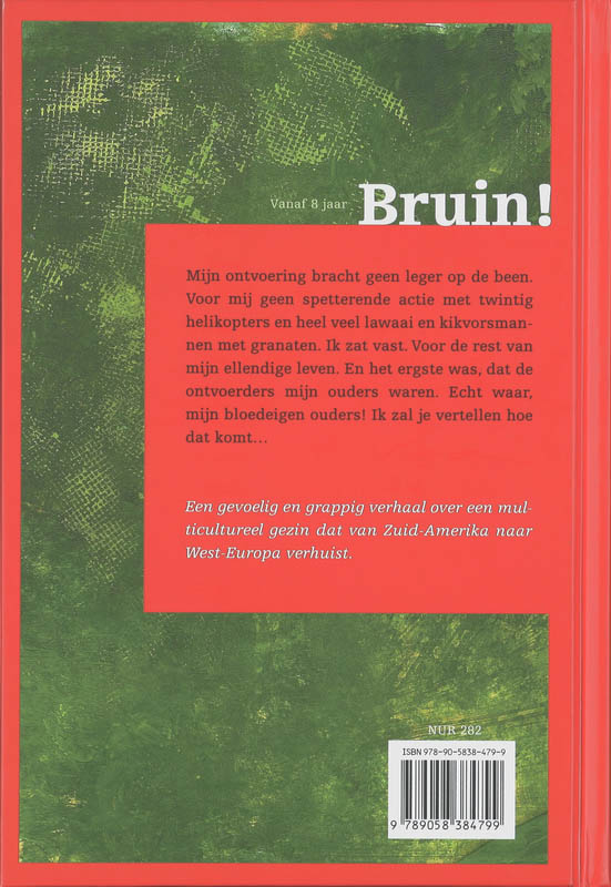 Bruin! achterkant