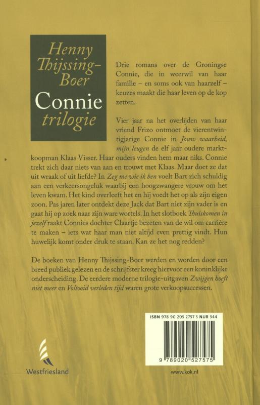 Connie trilogie achterkant