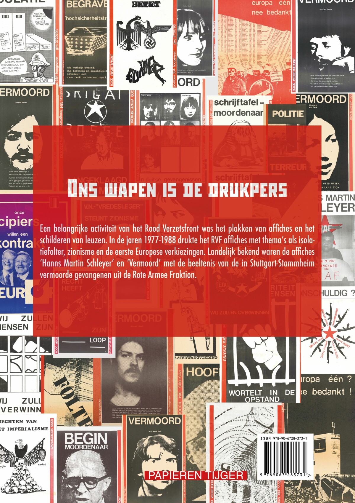 Het Rood Verzetsfront - Politieke propaganda voor de RAF 1977-1988 achterkant