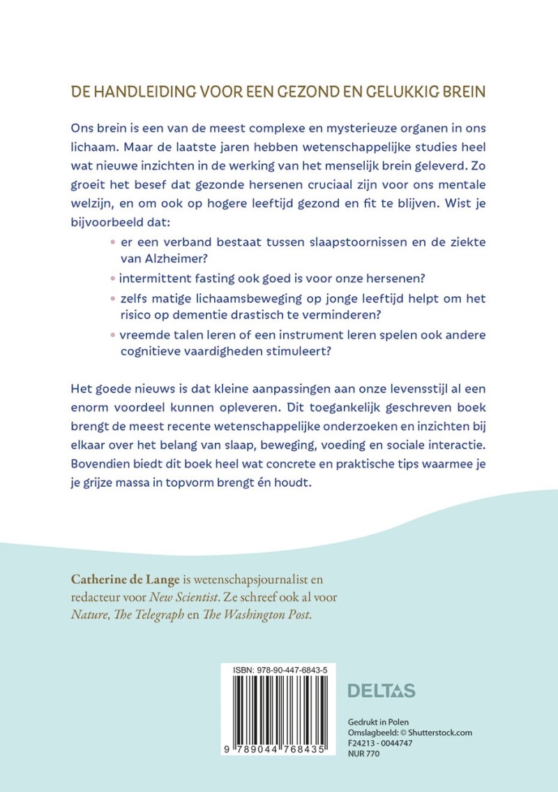 Je brein in topvorm achterkant