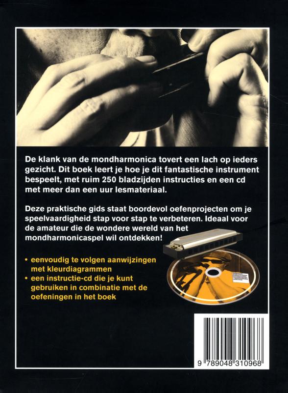 Leer mondharmonica spelen achterkant