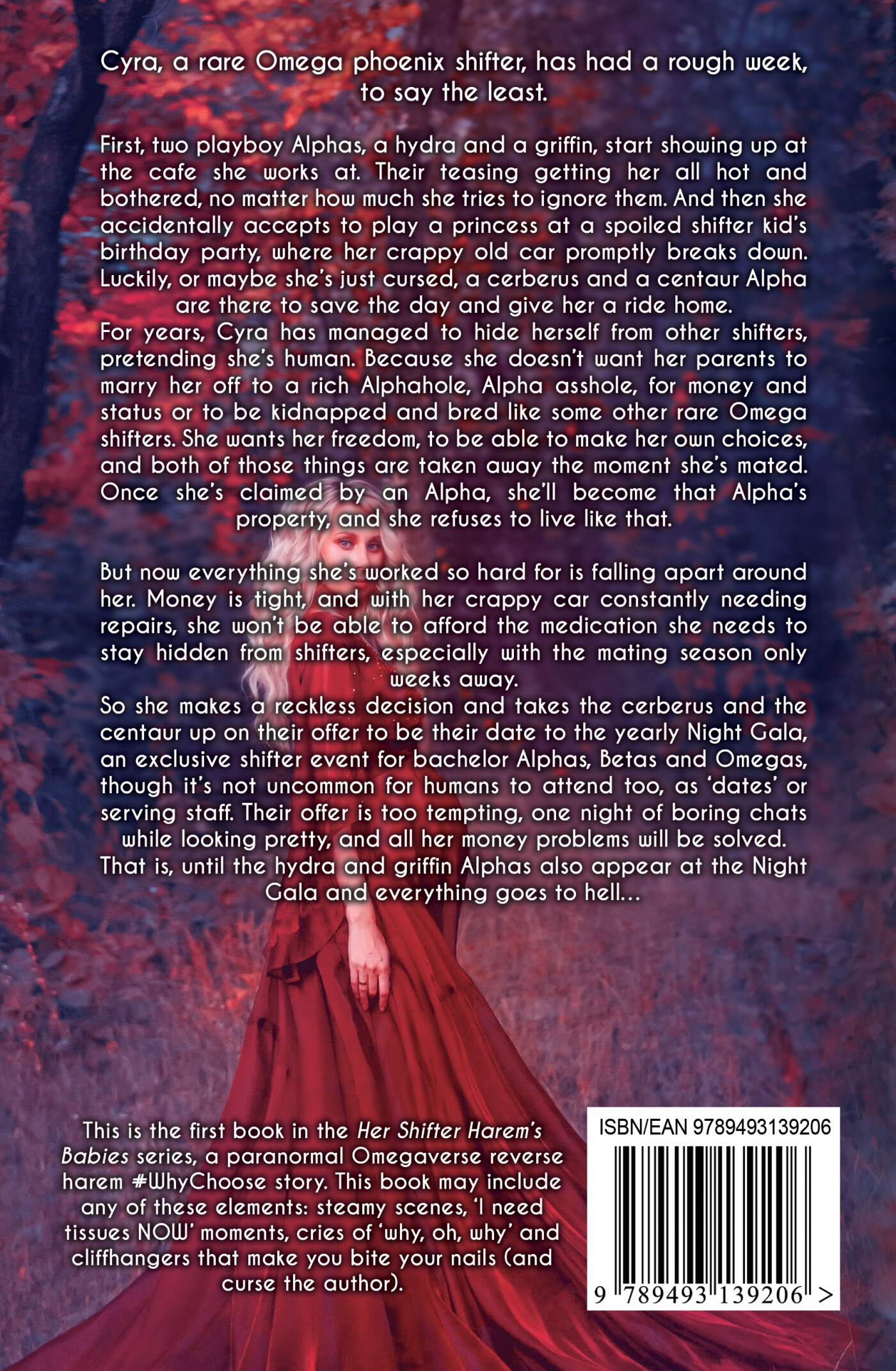 Omega Phoenix: Claimed / Her Shifter Harem's Babies / 1 achterkant