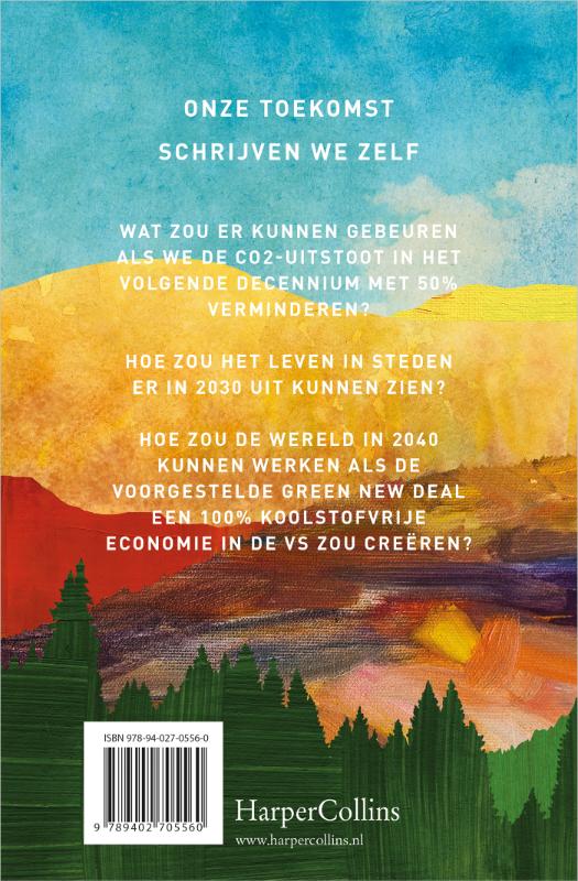 De toekomstige aarde achterkant