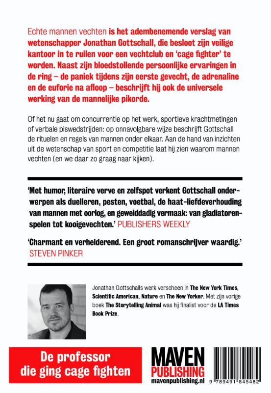 Echte mannen vechten achterkant