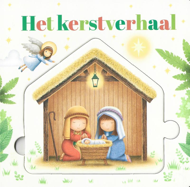 Kinderboeken Veltman Kerst - Het kerstverhaal (kartonboek met puzzel). 2+